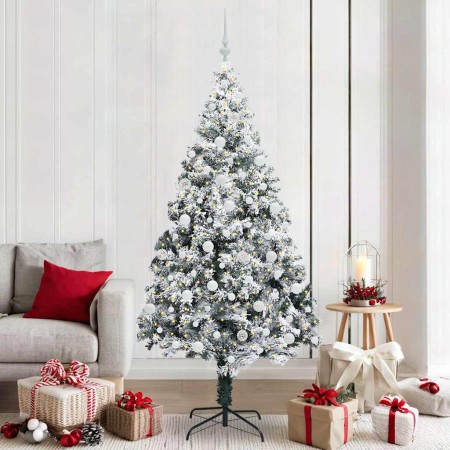 Árbol de Navidad artificial 210 cm PVC y Acero y Plástico en Decoración Festiva y Estacional | Comprar online en Foru.es