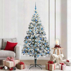 Árbol de Navidad artificial 210 cm PVC y Acero y Plástico en Decoración Festiva y Estacional | Comprar online en Foru.es