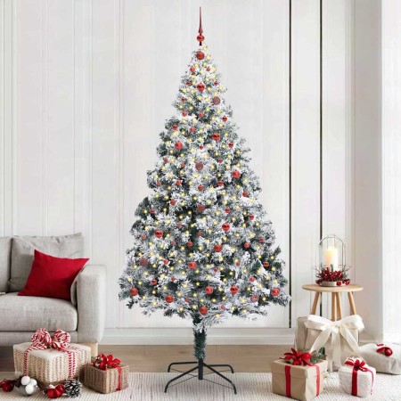 Árbol de Navidad artificial 240 cm PVC y Acero y Plástico en Decoración Festiva y Estacional | Comprar online en Foru.es