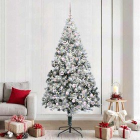 Árbol de Navidad artificial 240 cm PVC y Acero y Plástico en Decoración Festiva y Estacional | Comprar online en Foru.es
