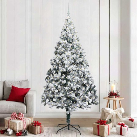 Árbol de Navidad artificial 240 cm PVC y Acero y Plástico en Decoración Festiva y Estacional | Comprar online en Foru.es