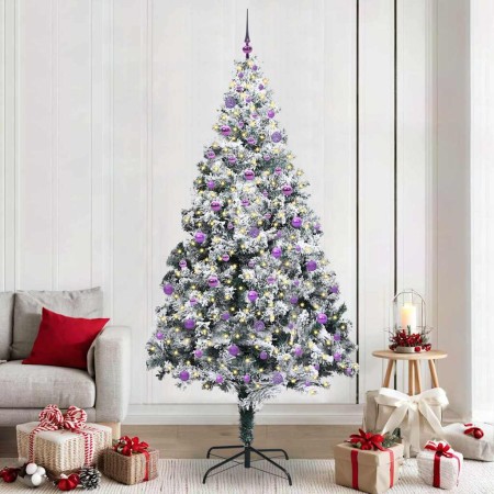 Árbol de Navidad artificial 240 cm PVC y Acero y Plástico en Decoración Festiva y Estacional | Comprar online en Foru.es