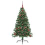 Árbol de Navidad Artificial Preiluminado Verde 120 cm PVC en Decoración Festiva y Estacional | Comprar online en Foru.es