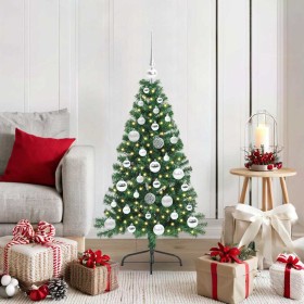 Árbol de Navidad Artificial Preiluminado Verde 120 cm PVC en Decoración Festiva y Estacional | Comprar online en Foru.es