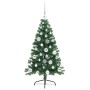 Árbol de Navidad Artificial Preiluminado Verde 120 cm PVC en Decoración Festiva y Estacional | Comprar online en Foru.es