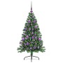 Árbol de Navidad Artificial Preiluminado Verde 120 cm PVC en Decoración Festiva y Estacional | Comprar online en Foru.es