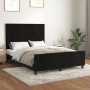 Estructura de cama con cabecero de terciopelo negro 140x200 cm de vidaXL, Camas y somieres - Ref: Foro24-3125637, Precio: 227...