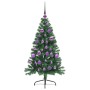 Árbol de Navidad Artificial Preiluminado Verde 120 cm PVC en Decoración Festiva y Estacional | Comprar online en Foru.es