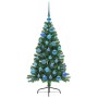 Árbol de Navidad Artificial Preiluminado Verde 120 cm PVC en Decoración Festiva y Estacional | Comprar online en Foru.es