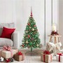 Árbol de Navidad Artificial Preiluminado Verde 120 cm PVC en Decoración Festiva y Estacional | Comprar online en Foru.es
