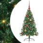 Árbol de Navidad Artificial Preiluminado Verde 120 cm PVC en Decoración Festiva y Estacional | Comprar online en Foru.es
