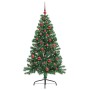 Árbol de Navidad Artificial Preiluminado Verde 150 cm PVC en Decoración Festiva y Estacional | Comprar online en Foru.es
