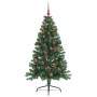 Árbol de Navidad Artificial Preiluminado Verde 150 cm PVC en Decoración Festiva y Estacional | Comprar online en Foru.es
