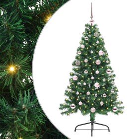 Árbol de Navidad Artificial Preiluminado Verde 150 cm PVC en Decoración Festiva y Estacional | Comprar online en Foru.es