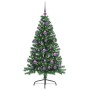 Árbol de Navidad Artificial Preiluminado Verde 150 cm PVC en Decoración Festiva y Estacional | Comprar online en Foru.es