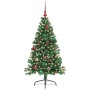 Árbol de Navidad Artificial Preiluminado Verde 150 cm PVC en Decoración Festiva y Estacional | Comprar online en Foru.es