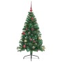 Árbol de Navidad Artificial Preiluminado Verde 150 cm PVC en Decoración Festiva y Estacional | Comprar online en Foru.es