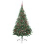 Árbol de Navidad Artificial Preiluminado Verde 180 cm PVC en Decoración Festiva y Estacional | Comprar online en Foru.es