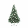 Árbol de Navidad Artificial Preiluminado Verde 180 cm PVC en Decoración Festiva y Estacional | Comprar online en Foru.es