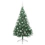 Árbol de Navidad Artificial Preiluminado Verde 180 cm PVC en Decoración Festiva y Estacional | Comprar online en Foru.es