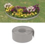Borduras de jardín 2 uds polietileno gris 10 m 20 cm de vidaXL, Ribetes y bordes para jardín - Ref: Foro24-3155452, Precio: 8...
