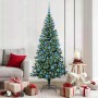 Árbol de Navidad Artificial Preiluminado Verde 180 cm PVC en Decoración Festiva y Estacional | Comprar online en Foru.es