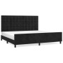 Estructura de cama con cabecero de terciopelo negro 200x200 cm de vidaXL, Camas y somieres - Ref: Foro24-3126021, Precio: 222...