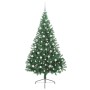 Árbol de Navidad Artificial Preiluminado Verde 210 cm PVC en Decoración Festiva y Estacional | Comprar online en Foru.es