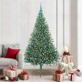 Árbol de Navidad Artificial Preiluminado Verde 210 cm PVC en Decoración Festiva y Estacional | Comprar online en Foru.es