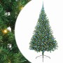 Árbol de Navidad Artificial Preiluminado Verde 210 cm PVC en Decoración Festiva y Estacional | Comprar online en Foru.es