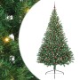 Árbol de Navidad Artificial Preiluminado Verde 240 cm PVC en Decoración Festiva y Estacional | Comprar online en Foru.es