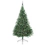 Árbol de Navidad Artificial Preiluminado Verde 240 cm PVC en Decoración Festiva y Estacional | Comprar online en Foru.es