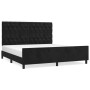 Estructura de cama con cabecero de terciopelo negro 160x200 cm de vidaXL, Camas y somieres - Ref: Foro24-3125948, Precio: 269...