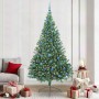 Árbol de Navidad Artificial Preiluminado Verde 240 cm PVC en Decoración Festiva y Estacional | Comprar online en Foru.es