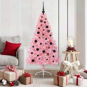 Árbol de Navidad Artificial Preiluminado Rosa 150 cm PVC en Decoración Festiva y Estacional | Comprar online en Foru.es