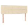 Cama box spring con colchón tela color crema 140x200 cm de vidaXL, Camas y somieres - Ref: Foro24-3126250, Precio: 454,37 €, ...