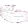 Boxspringbett mit dunkelgrauer Stoffmatratze 100x200 cm von vidaXL, Betten und Lattenroste - Ref: Foro24-3126462, Preis: 329,...