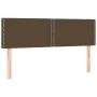 Cama box spring con colchón tela marrón oscuro 140x200 cm de vidaXL, Camas y somieres - Ref: Foro24-3126168, Precio: 414,26 €...