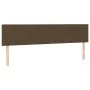 Cama box spring con colchón tela marrón oscuro 180x200 cm de vidaXL, Camas y somieres - Ref: Foro24-3126264, Precio: 543,63 €...