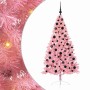 Árbol de Navidad Artificial Preiluminado Rosa 180 cm PVC en Decoración Festiva y Estacional | Comprar online en Foru.es