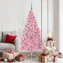 Árbol de Navidad Artificial Preiluminado Rosa 180 cm PVC en Decoración Festiva y Estacional | Comprar online en Foru.es
