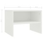 Mesitas de noche 2 uds madera contrachapada blanco 40x30x30 cm de vidaXL, Mesitas de noche - Ref: Foro24-800064, Precio: 35,1...