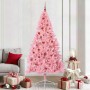 Árbol de Navidad Artificial Preiluminado Rosa 210 cm PVC en Decoración Festiva y Estacional | Comprar online en Foru.es
