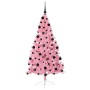 Árbol de Navidad Artificial Preiluminado Rosa 210 cm PVC en Decoración Festiva y Estacional | Comprar online en Foru.es