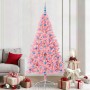 Árbol de Navidad Artificial Preiluminado Rosa 210 cm PVC en Decoración Festiva y Estacional | Comprar online en Foru.es