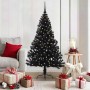 Árbol de Navidad Artificial Preiluminado Negro 150 cm PVC en Decoración Festiva y Estacional | Comprar online en Foru.es