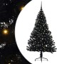Árbol de Navidad Artificial Preiluminado Negro 150 cm PVC en Decoración Festiva y Estacional | Comprar online en Foru.es