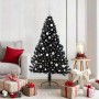 Árbol de Navidad Artificial Preiluminado Negro 150 cm PVC en Decoración Festiva y Estacional | Comprar online en Foru.es