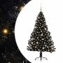 Árbol de Navidad Artificial Preiluminado Negro 150 cm PVC en Decoración Festiva y Estacional | Comprar online en Foru.es