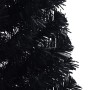 Árbol de Navidad Artificial Preiluminado Negro 150 cm PVC en Decoración Festiva y Estacional | Comprar online en Foru.es